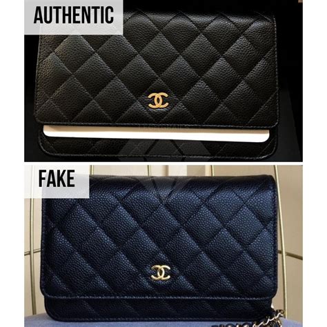 chanel wallet fake vs real|not real chanel handbags.